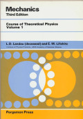 Mechanics: Volume 1 (Course of Theoretical Physics) 3rd Edition