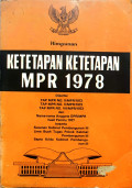 Himpunan Ketetapan-Ketetapan MPR 1978