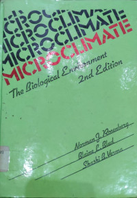Microclimate: The Biological Environment
