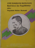 Andi Pangerang Daeng Rani Hasil Karya dan Pengabdiannya