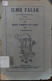 Ilmu Falak (Cosmografie)