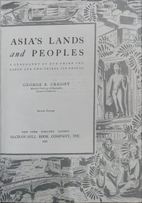 Asia's lands and people : a geography of one-third earth and two-third its people