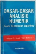 Dasar-Dasar Analisis Numerik : Suatu Pendekatan Algoritma