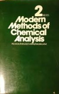 Modern Methods of Chemical Analysis Second Edition