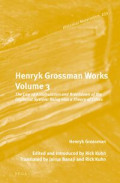 Henryk Grossman Works, Volume 3