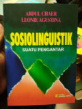 Sosiolinguistik: suatu pengantar