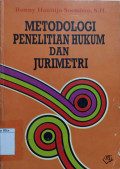 Metodologi penelitian hukum dan jurimetri