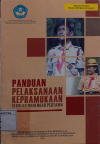 Panduan Pelaksanaan Kepramukaan Sekolah Menengah Pertama (SMP)