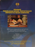 Pedoman Pengolahan Bahan Perpustakaan Universitas Negeri Semarang