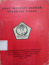 Adat Istiadat Daerah Sulawesi Utara