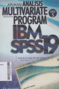 Aplikasi Analisis Multivariate Dengan Program IBM SPSS 19