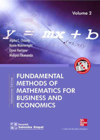 FUNDAMENTAL METHODS OF MATHEMATICS FOR BUSINESS AND ECONOMICS Vol.2