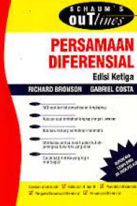 Schaum's outlines persamaan diferensial = Schaum's outlines differential equations