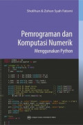 Pemograman dan Kompuitasi Numerik : menggunakan python