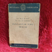 Pengantar Ilmu Hukum