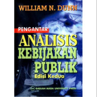 Pengantar Analisis Kebijakan Publik