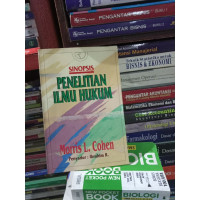 Sinopsis Penelitian Ilmu Hukum