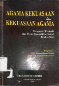 Agama Kekuasaan dan Kekuasaan Agama: Perspektif Profetik atas Peran Geopolitik Global Takhta Suci
