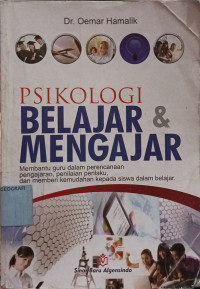 Psikologi Belajar dan Mengajar