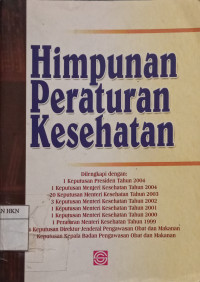 Himpunan Peraturan Kesehatan