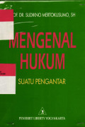 Mengenal Hukum: Suatu Pengantar