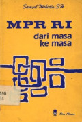 MPR RI Dari Masa ke Masa