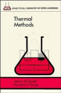 THERMAL METHODS (in the Analytical Chemistry by Open Learning Series)