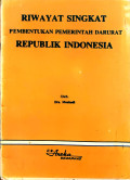 Riwayat Singkat Pembentukan Pemerintah Darurat REPUBLIK INDONESIA