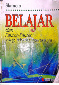 Belajar & Faktor-Faktor yang Mempengaruhinya