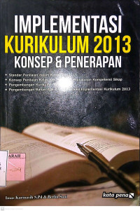 Implementasi Kurikulum 2013 Konsep & Penerapan
