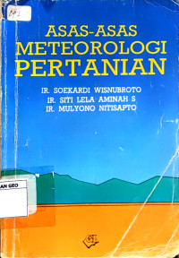 Asas-asas meteorologi pertanian