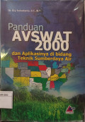 Panduan Avswat 2000 dan Aplikasinya di Bidang Teknik Sumberdaya Air