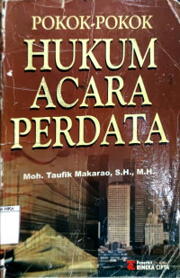 Pokok-Pokok Hukum Acara Perdata
