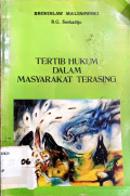 Tertib Hukum dalam Masyarakat Terasing