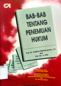 Bab-bab tentang penemuan hukum