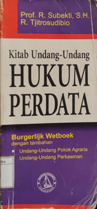 Kitab Undang-Undang Hukum Perdata