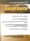 Jurnal Wacana Kinerja Vol. 19 No. 1 2016