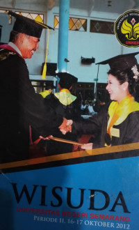 WISUDA UNNES PERIODE II, 16-17 OKTOBER 2012