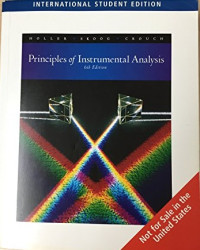Principles of Instrumental Analysis.