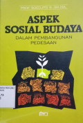 Aspek sosial budaya Dalam Pembangunan Pedesaan
