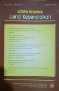 WIDYA DHARMA Jurnal Kependidikan Vol, 22 No, 1, Oktober 2012