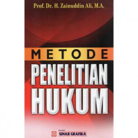 Metode penelitian hukum