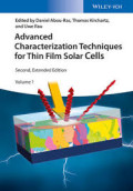 Advanced Characterization Techniques for Thin Film Solar Cells Volume 1