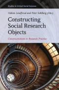 Constructing Social Research Objects