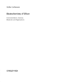 Electrochemistry of Silicon: Instrumentation, Science, Materials and Applications