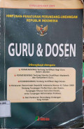 Himpunan Peraturan Perundang-Undangan Republik Indonesia Guru dan Dosen
