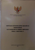 Himpunan Ketetapan MPRS dan MRI RI Berdasarkan Ketetapan MPR RI Nomor I/MPR/2003 Pasal 2 dan Pasal 4