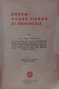 Hukum Acara Pidana Di Indonesia