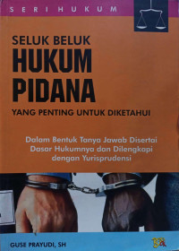 Seluk Beluk Hukum Pidana yang Penting Untuk Diketahui