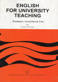 English for University Teaching